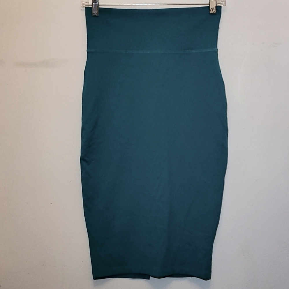 Bebe Emerald Green Midi Pencil Skirt